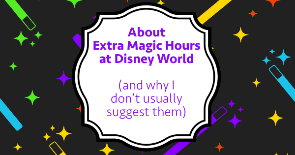 disney world extra magic hours magic kingdom 2019