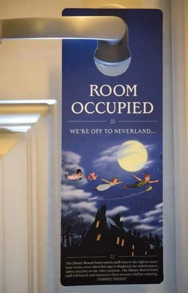 Room Occupied sign