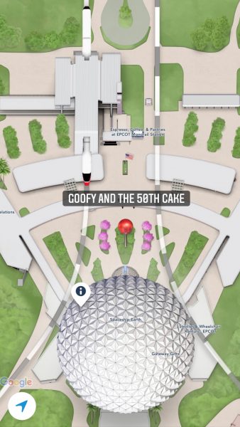 Epcot 2022 Flower and Garden Festival - Goofy topiary map