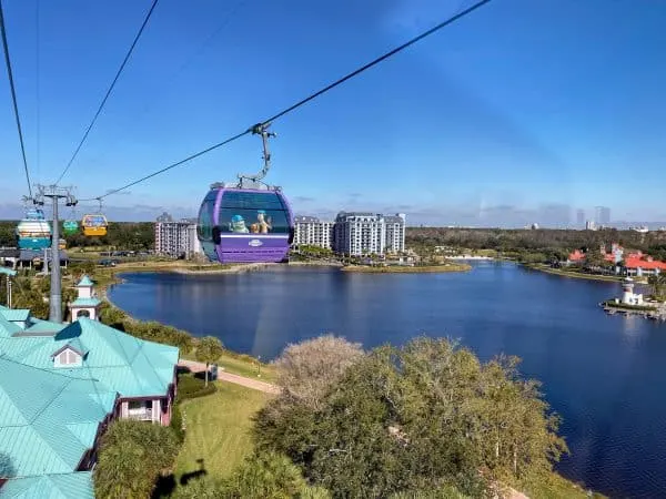 Skyliner with views of Riviera and Caribbean Beach