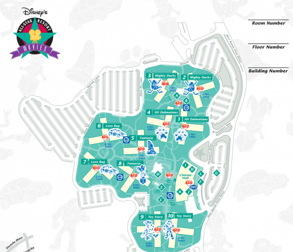 All Star Movies map