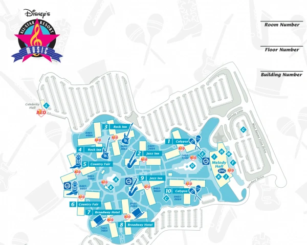 All Star Music Map
