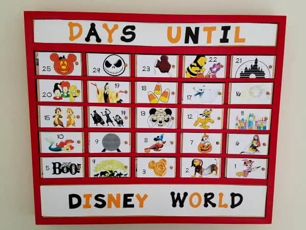 Disney world countdown