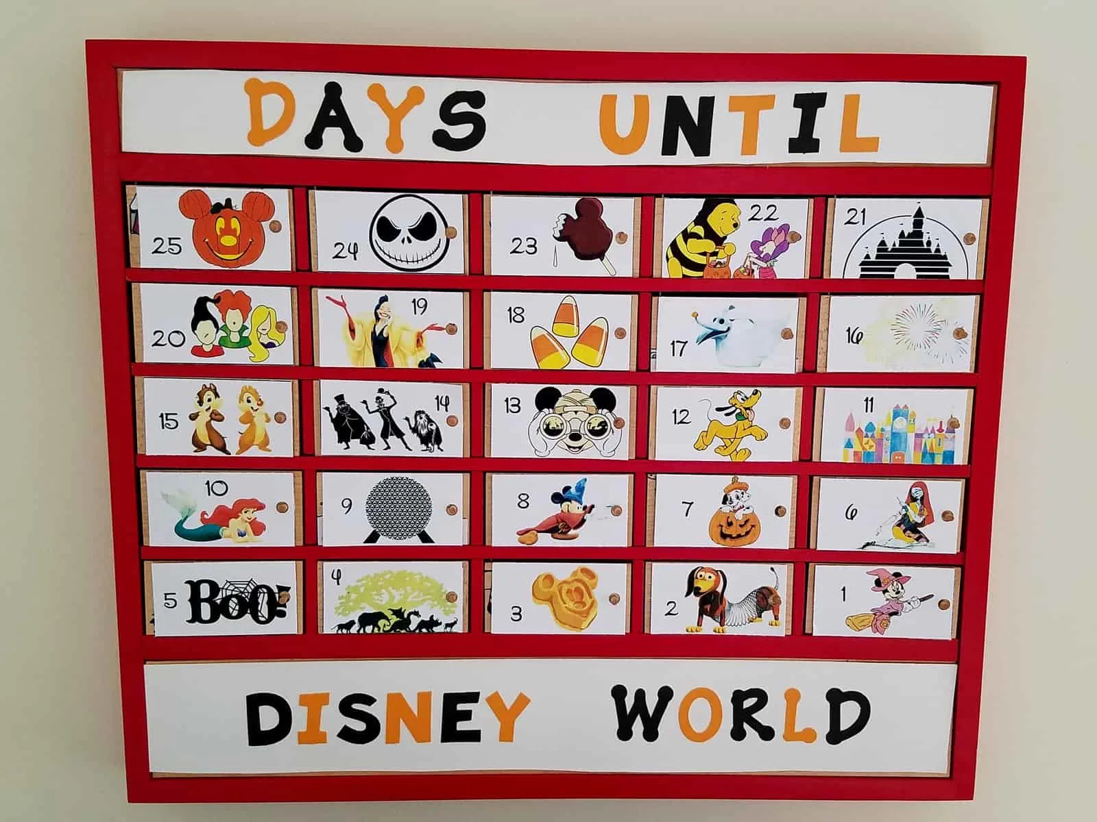 Counting Down to Your Next Disney Vacation