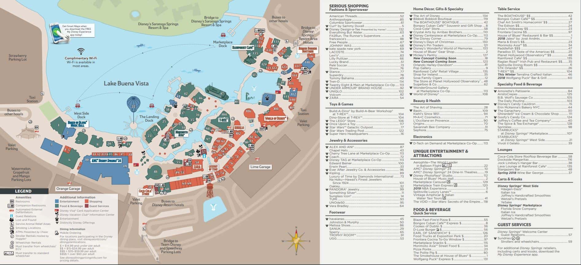 Disney Springs Printable Map Printable Templates
