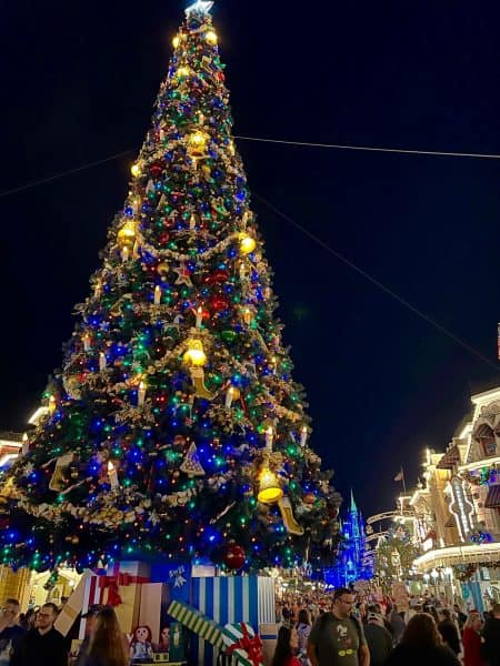 magic kingdom christmas tree