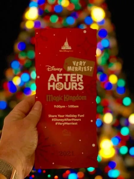 disney very merriest after hours map 2021