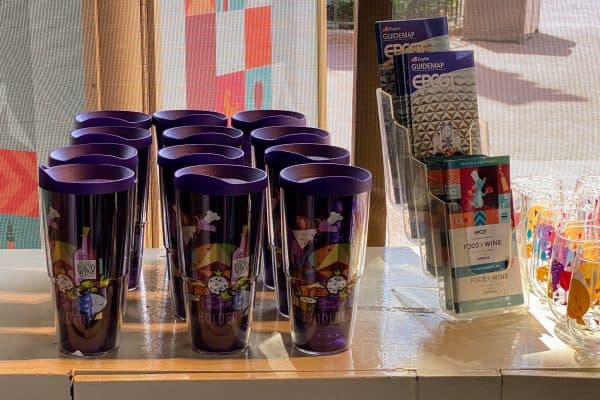 Epcot food and wine festival merchandise and passport