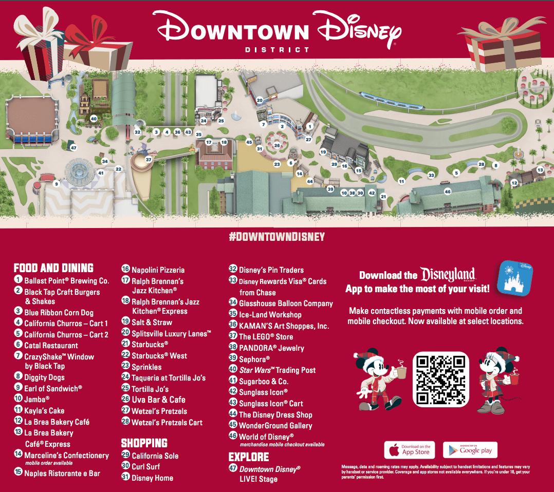 2021 downtown disney holiday guide