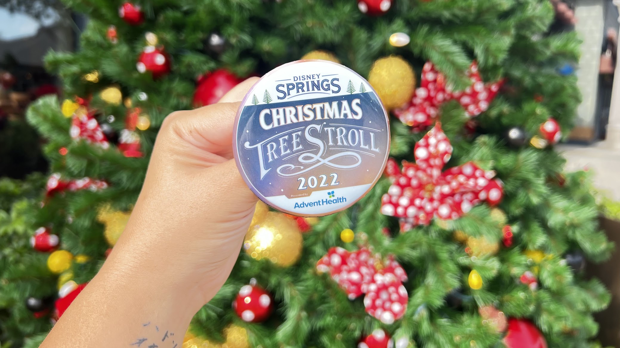 2023 Disney Springs Christmas Tree Stroll WDW Prep School