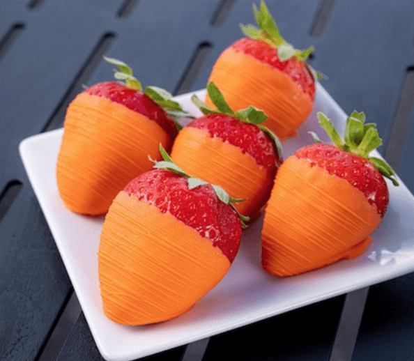 chocolate covered strawberry carrots boardwalk inn easter treat