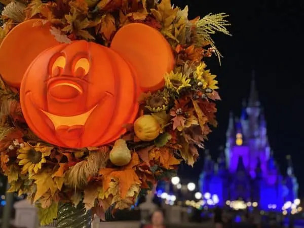 Halloween at magic kingdom - mickey pumpkin