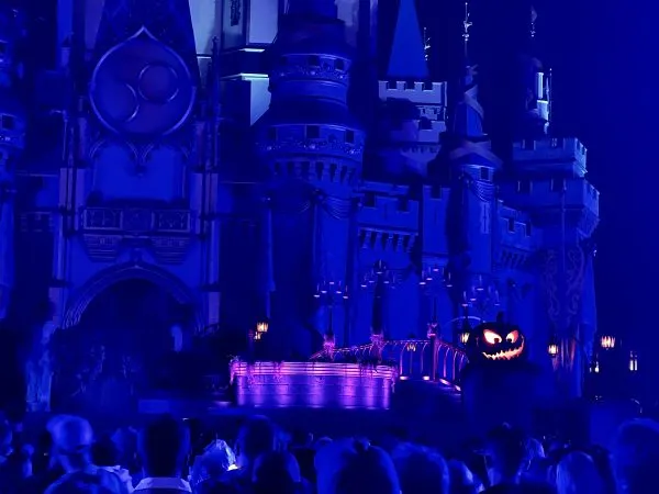 Mickey's Not so scary halloween party cinderella castle