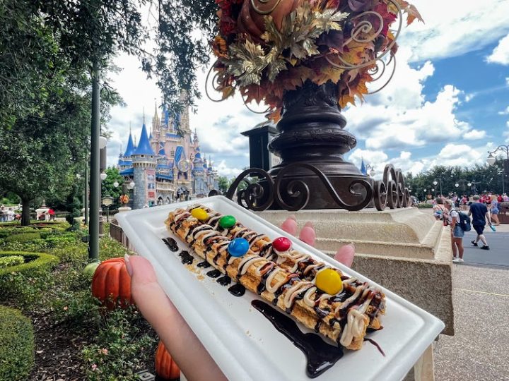 M&M’s Peanut Butter Churro magic kingdom halloween treat