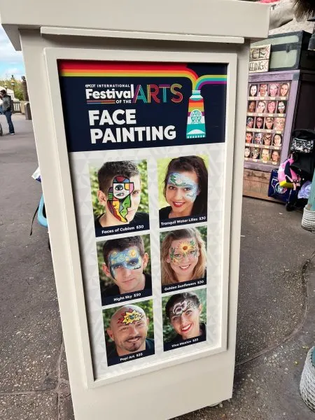 face painting festival of the arts