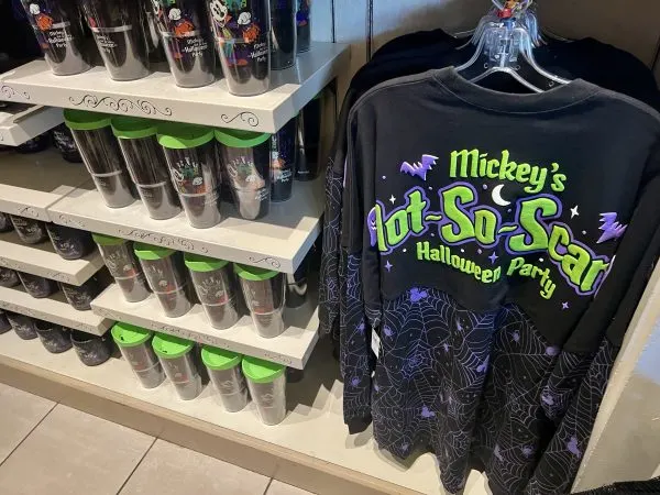 2023 mickey's not so scary halloween party spirit jersey and tumbler