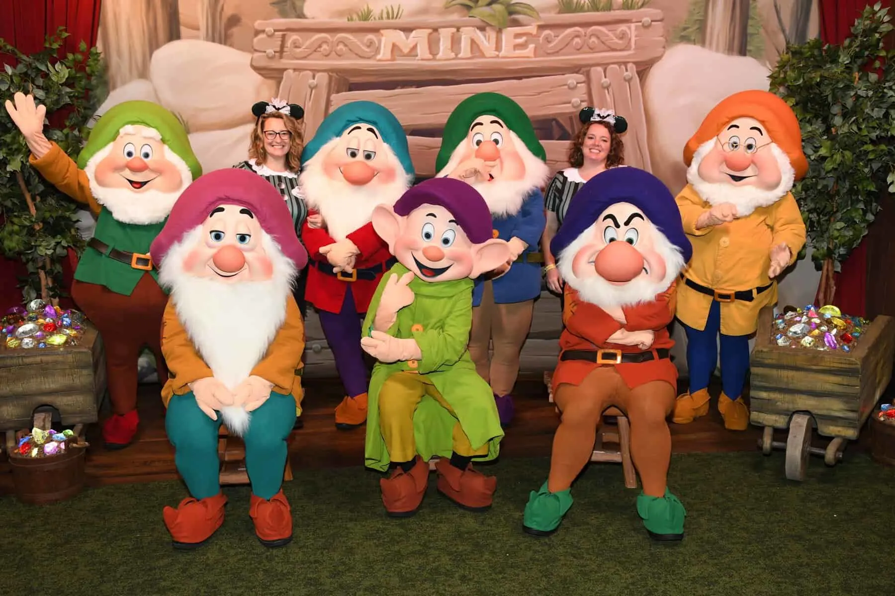 Seven Dwarfs at Halloween
