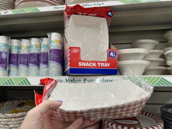 Paper snack tray