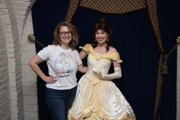 Akershus PhotoPass picture with Belle