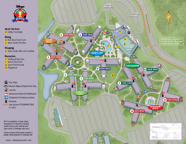 All Star Sports Map - Theme Park Professor