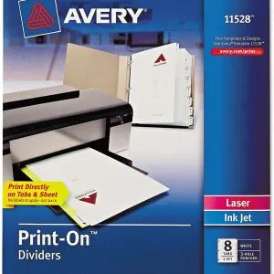 Avery Print-on divider