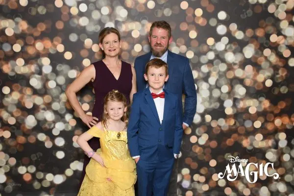 Erin and her family on Formal Night 