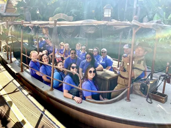 group on Jungle Cruise Disneyland
