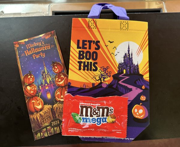 Halloween party bag with candy 2024