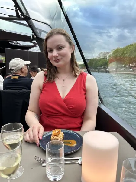 Maria on the river cruise
