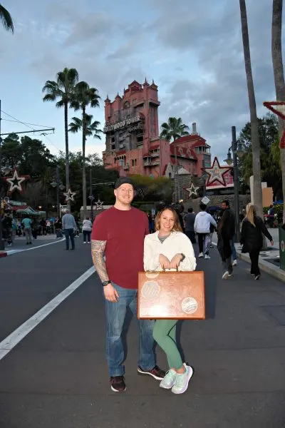 Kellen with boyfriend on Hollywood Blvd. 