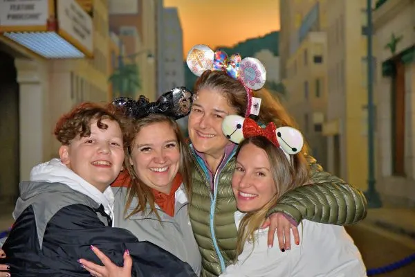 Kellen and friends at Disneyland