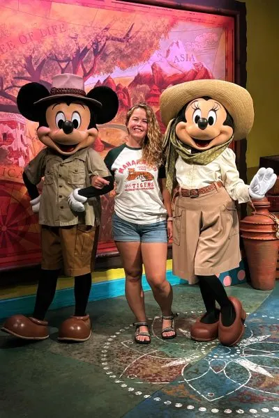 Mickey Minnie at Adventurers Outpost at Animal Kingdom