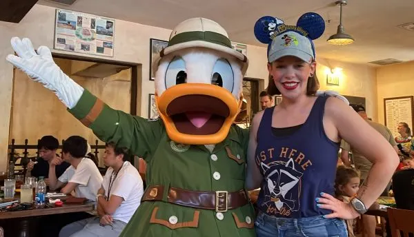 donald duck at tusker house