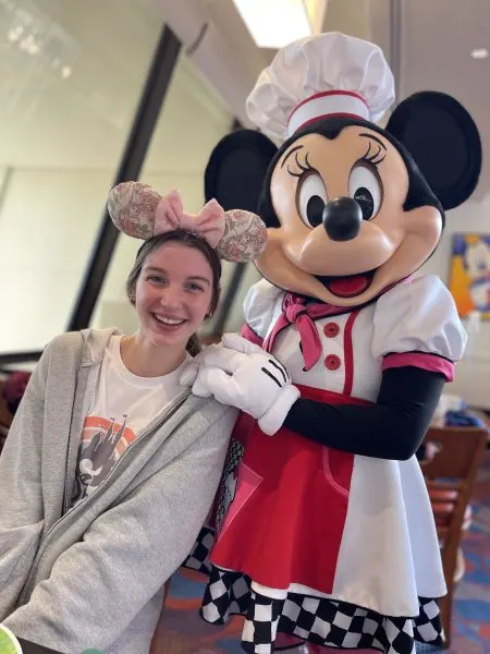 Minnie at Chef Mickey's