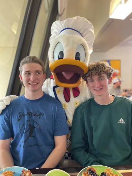 Donald at Chef Mickey's