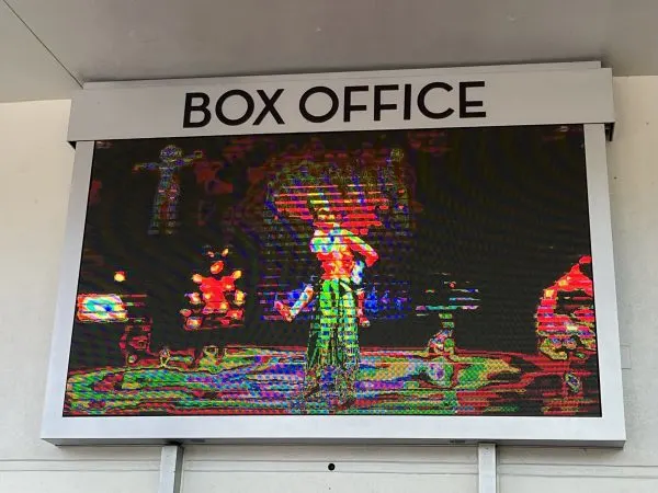 Box office at Cirque du Soleil theater