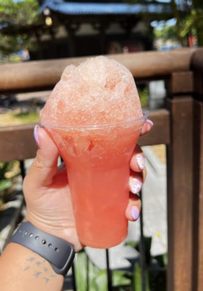shaved ice in japan pavilion at epcot