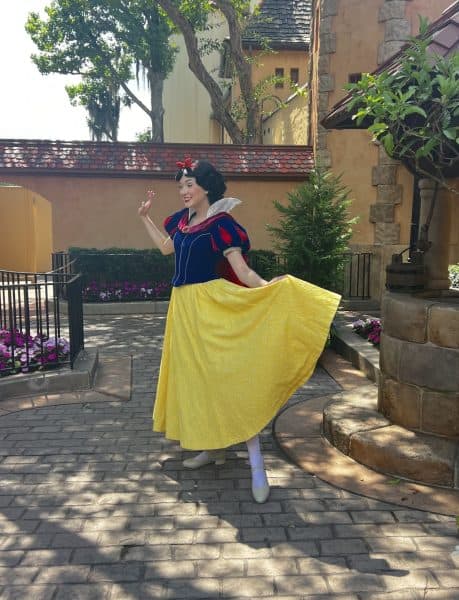 Snow White in Germany pavilion - Epcot