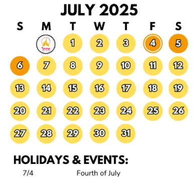 july 2025 crowd calendar