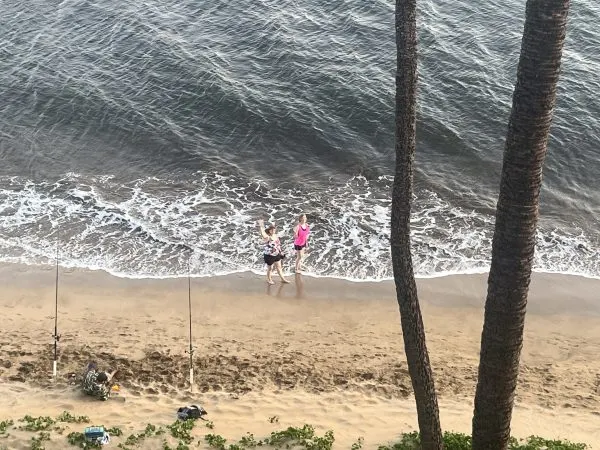 Kihei beach view from the condo