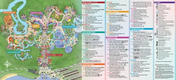 magic kingdom park map
