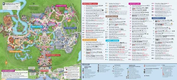 Magic Kingdom Park Map