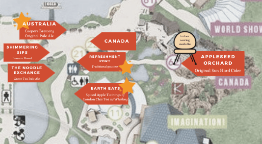 Food and Wine Festival - Earth Eats location map
