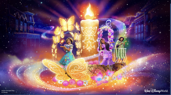 Concept art for Disney Starlight parade at Magic Kingdom