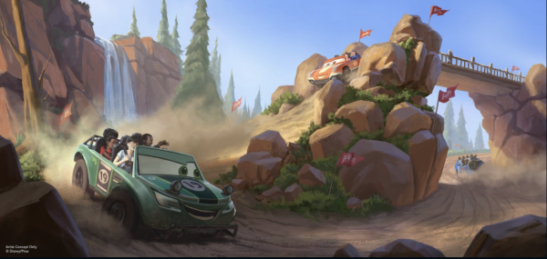 Cars attraction concept art