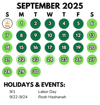 september 2025 crowd calendar