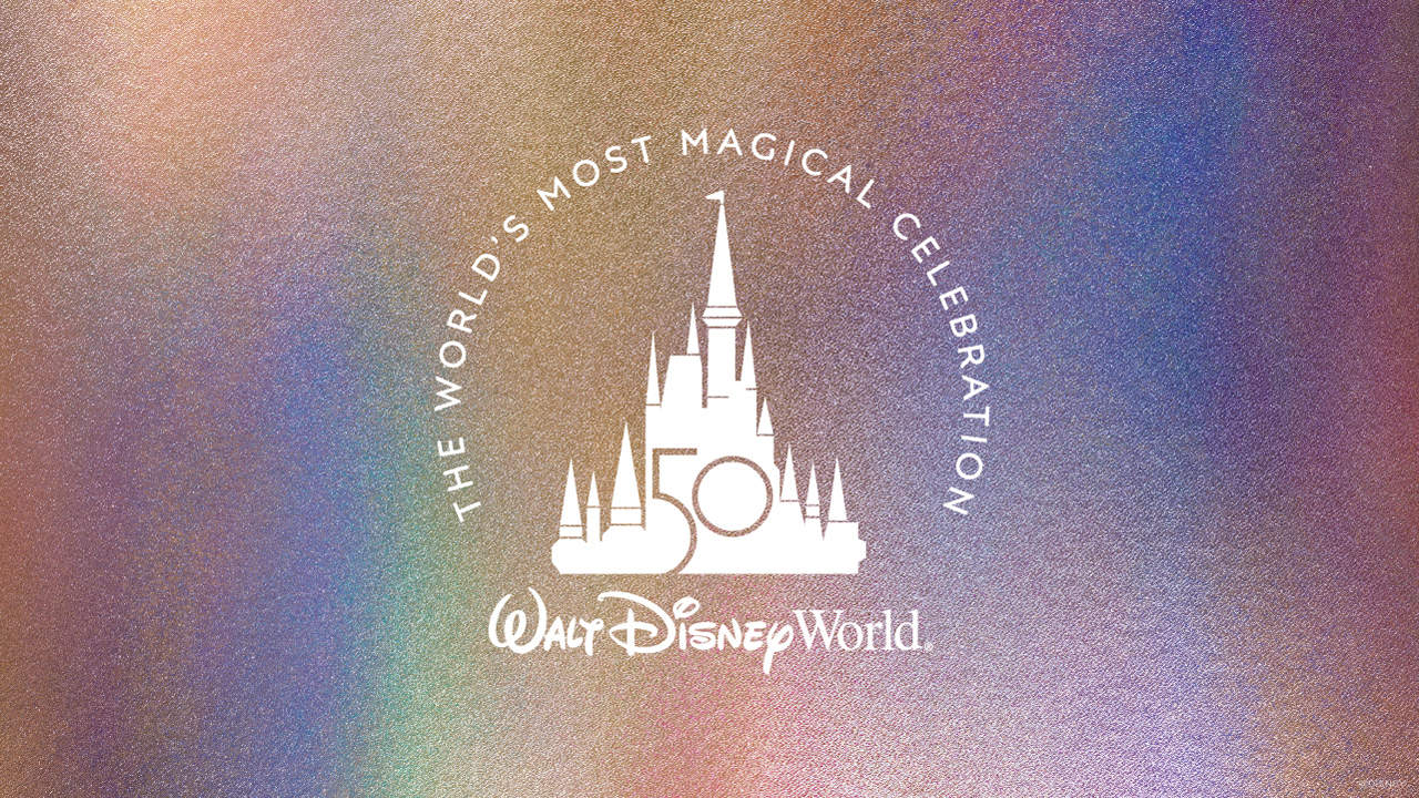 50th anniversary celebration walt disney world logo