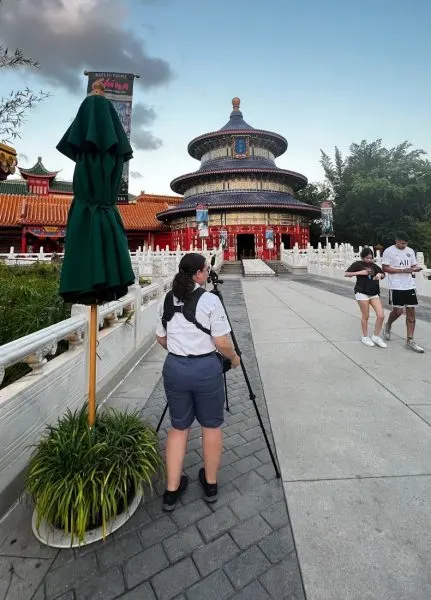 photopass - china pavilion in epcot