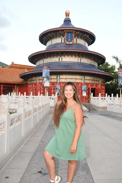 photopass - china pavilion in epcot