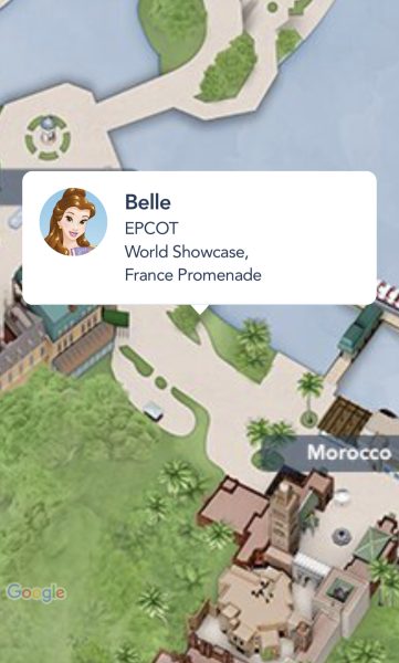 belle meet and greet times - france pavilion - epcot